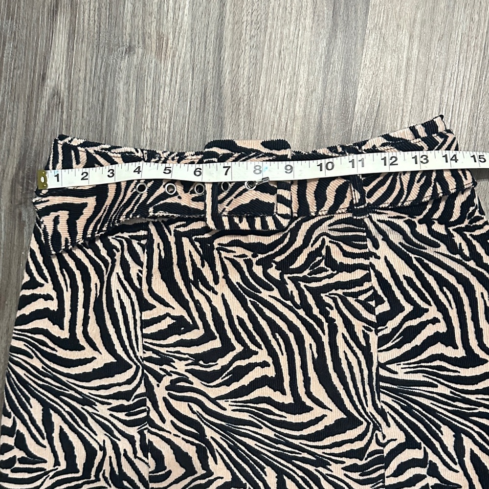 Zebra Print Pencil Skirt - Picture 7 of 10
